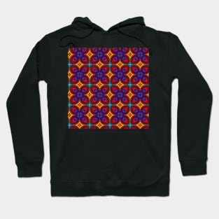 Moroccan arabic oriental tile pattern Hoodie